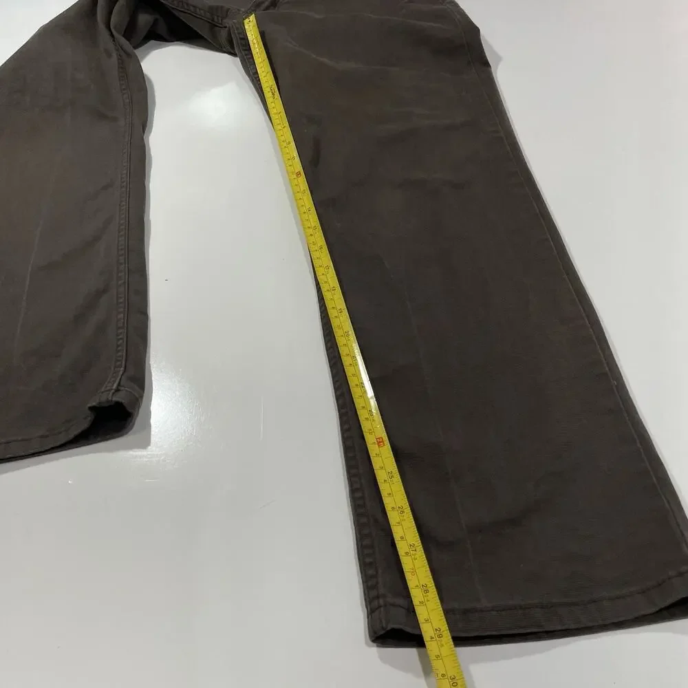 Carhartt Men’s Relaxed Fit Carpenter Casual Work Pants Brown Utility 32x30